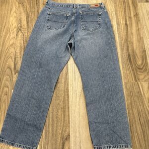 VTG Tommy Hilfiger Women Blue Denim  High Rise straight Leg Jeans 16 33X29"‎